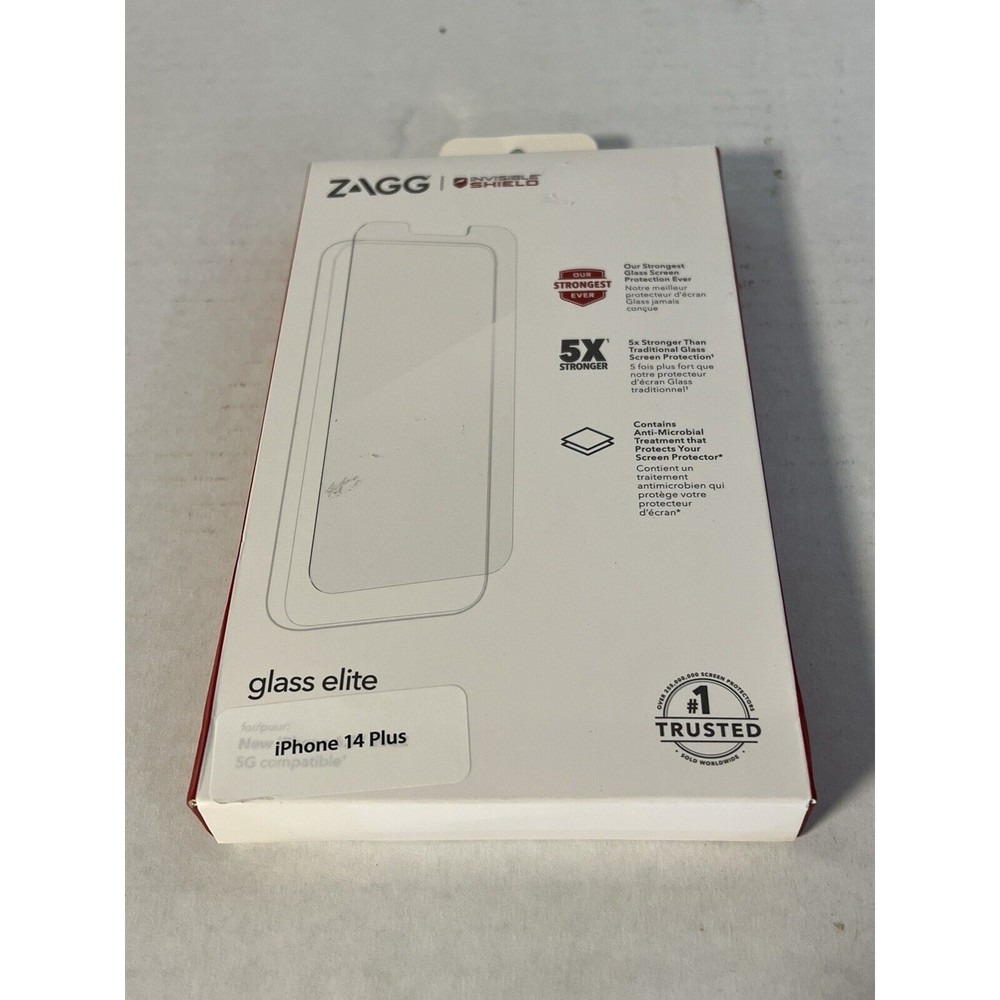 ZAGG iPhone 14 Plus InvisibleShield Glass Elite Screen Protector